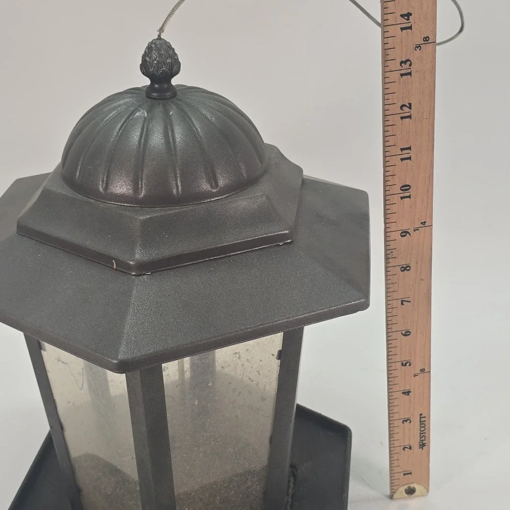 Perky-Pet Lantern Shaped Bird Feeder 3.5 lb Rust-Resistant Hanging 9x9x13